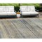 Homeroots 9' X 12' Khaki Tan And Beige Striped Washable Indoor Outdoor Area Rug 588062 - alternate 1