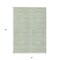 Homeroots 8' X 10' Sage And Green Striped Washable Indoor Outdoor Area Rug 587959 - alternate 4