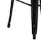 Flash Furniture 30" High Backless Distressed Black Metal Barstool ET-BT3503-30-BK-GG - alternate 5