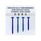 Kreg Blue-Kote Pocket-Hole Screw #8 Thread, 2" L, Coarse Thread, Maxi-Loc Head, Sharp Point, Zinc SML-C2B-50 - alternate 5