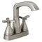 Delta Stryke Two Handle Centerset Bathroom Faucet, 5.94 in, Lumicoat Stainless 257766-SS-PR-MPU-DST - alternate 3