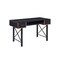 Homeroots 47" Black Computer Desk With Two Drawers 491440 - alternate 1