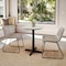 Flash Furniture 24" RND Tabletop, Seamless Surface Technology, White Faux Marble, 18" Round Black Table Height Base ST-RD24-WHMAR-TR18-GG - alternate 6
