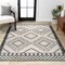 Jonathan Y Amir Moroccan Beni Souk Cream/Black 4 ft. x 6 ft. Area Rug MOH200A-4 - alternate 1