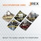Jrex Safety Caution Tape Roll - 1000 Ft x 3 Inch Wide Each - Yellow, 6PK PCT-JR-6PK - alternate 3