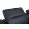 Homeroots Black Italian Leather Power Reclining U Shaped Seven Piece Corner Sectional With Console 476594 - alternate 4