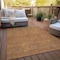 Homeroots 8' X 10' Copper And Ivory Geometric Washable Indoor Outdoor Area Rug 614068 - alternate 4