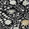 Homeroots 8' Black Ivory And Gray Round Oriental Washable Indoor Outdoor Area Rug 598024 - alternate 5