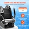 Vevor Hand Winch Heavy Duty Hand Crank 1200lbs 23ft Polyester Strap for Boat/ATV KW1200 - alternate 3