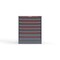 Strong Hold 7 drawer cabinet - (5x 3ft, 2x 4ft) - Red accents - Keyed Alike S3036-PPAAS-0702DS - alternate 1