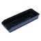 Quantum Storage Systems Shelf Storage Bin, Polypropylene, Black, 4 in H, 8 3/8 in W, 23 5/8 in L QSB114CO - alternate 1