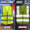 Neiko High Visibility Safety Vest ANSI Class 2, 9 Pockets, Neon Yellow, Large (L) 54052A - alternate 3