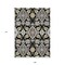 Homeroots 9' X 12' Black Gray And Brown Oriental Washable Indoor Outdoor Area Rug 597666 - alternate 6