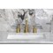 Kingston Brass Widespread Bathroom Faucet with Brass Pop-Up, Brushed Brass FSC8953KPS - alternate 4
