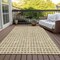 Homeroots 9' X 12' Gold And Beige Geometric Washable Indoor Outdoor Area Rug 583286 - alternate 4