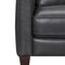 Homeroots Black Leather L Shaped Three Piece Corner Sectional 548958 - alternate 7