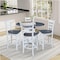 Whitewood Industries Extension Dining Tables, 45 in L, 38 in H, Parawood Top K05-42DPT-6B-S61724 - alternate 3