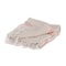 Homeroots 50" X 60" Beige And Pink Cotton Woven Striped Throw Blanket with Fringe 518820 - alternate 3