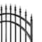 Nuvo Iron 45in Wx68in H Tiger Eye Gate Arched Rails, 48in W Openings, Self Close Hardware w/Double Side Handle ITGA4568 - alternate 6