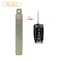 Aks Keys 2018 - 2020 Hyundai Santa Fe Remote Flip Key Blade only BL-HYUNDAI-23 - alternate 2
