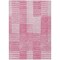 Homeroots 3' X 5' Pink And Blush Striped Washable Indoor Outdoor Area Rug 581659 - alternate 5