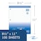 Roaring Spring Case of Loose Leaf Paper, 100 sht/pk, 8"x11", College Ruled Filler Paper w/Margin, 3-hole Punched 83911cs - alternate 4