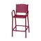 Leisure Craft 42" Tall Bar Height Perforated Chair, Burgundy C2-PERF-BURGUNDY - alternate 1