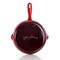 Megachef Round 10.25 Inch Enameled Cast Iron Skillet in Red MG-FR26AR - alternate 5