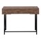 Homeroots 47" Brown and Black Computer Desk With Two Drawers 333513 - alternate 3