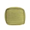Homeroots 18" Citron and Natural Cotton And Jute Cube Pouf Ottoman 551551 - alternate 5