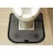 Impact Deodorizing Commode Mat 21x23, Black/Fresh Blast Scent - Case of 6 1550-5 - alternate 2