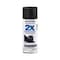 Rust-Oleum Spray Paint, Black, Flat, Solvent, 12 Oz 334020 - alternate 1