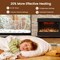 Edendirect 42 in. 5120BTU Wall Mount Electric Fireplace, 750W/1500W, Heat 400 sq. ft, Blower Heat, Remote ZR-TS42ZS - alternate 5