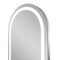 Homeroots 63" Silver Lighted Arch Metal Framed Bathroom Vanity Mirror 564825 - alternate 2