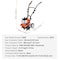 Vevor Tiller Cultivator Gas Powered 43CC 2-Stroke Garden Cultivator Lawn Garden 520S - alternate 5