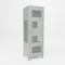Pucel Athletic Gear Locker, 24 in W x 72 in H x 24 in D, Perforated Door, 4 in Legs, Gray GL-2472-24-DL - alternate 1