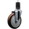 Service Caster 5'' SS Maroon Poly Wheel Swivel 1-5/8'' Expanding Stem Caster SCC-SSEX20S514-PPUB-MRN-158 - alternate 1