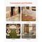 Vevor 6 Pcs Gold Stanchion Post 4 Red Velvet Ropes Sand Injection Hollow Base, 6PK TJDYQ320PDTC6-4 - alternate 4