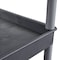 Luxor Utility Cart with Deep Lipped Plastic Shelves, 400 lb Load Capacity, 3 Shelves, 32 in L, 24 in W TC111-G - alternate 10