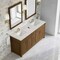 James Martin Vanities Bellshire 72" Double Vanity, Honey Oak w/ 3 CM Siberian Silestone Top w/FreePower Wireless Charger 660-V72-HNO-FSFR - alternate 6