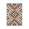 Homeroots 9' X 12' Copper Brown And Beige Tribal Washable Indoor Outdoor Area Rug 598110 - alternate 5