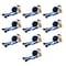 Mytee Products 2in x 30ft Ratchet Straps w/flat hook, WLL 3,333 Trailer Tie Down - Blue, 10PK RS230Bx10 - alternate 5