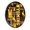 Holland Bar Stool Co University of Wyoming 13" Solid Wood Sign WSgnPBlkWymng - alternate 1