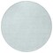 Homeroots 8' Sky Blue And Ivory Round Geometric Washable Indoor Outdoor Area Rug 602445 - alternate 2