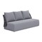 Homeroots 76" Gray Polypropylene Sofa 667664 - alternate 7