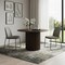 Homeroots 46" Brown Wood Pedestal Base Round Top Dining Table 720646 - alternate 5
