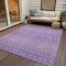 Homeroots 8' X 10' Lavender And Purple Tribal Washable Indoor Outdoor Area Rug 582629 - alternate 4