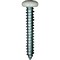 Auveco 10 x 1 1/4in White Painted Square Drive Pan Head Tapping Screw, 100PK 25390 - alternate 1