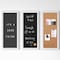 Martha Stewart Everette 18in. x 24in. Cork Board, Chalk Board, Lttr Brd Set w/Psh Pns, Mgnts, Liq Chlk, Lttrs, Wht BR-DK20221011-1-WT-MS - alternate 7