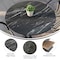 Flash Furniture Commercial 31.25" Round HPL Wrapped All-Weather Tabletop in Black Faux Marble ST-RD800C-1-M-3A-M-BLK-MAR-GG - alternate 4